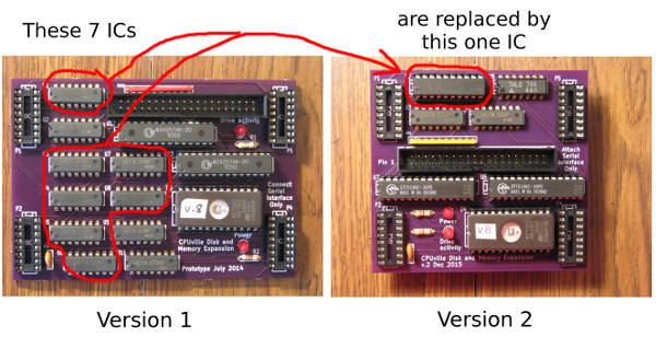 comparison of two circuit boards